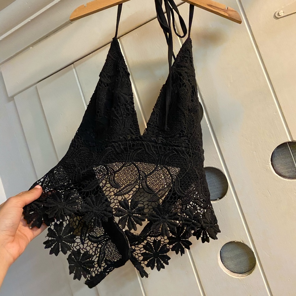 Lacey crop top